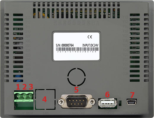 Panel sterowniczy HMI Panel operatorski Windows CE Modbus